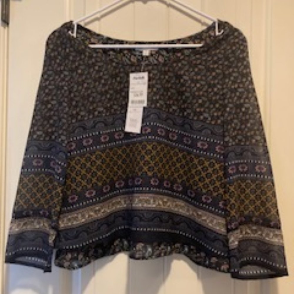 Patrons of Peace blouse with beautiful back detail.